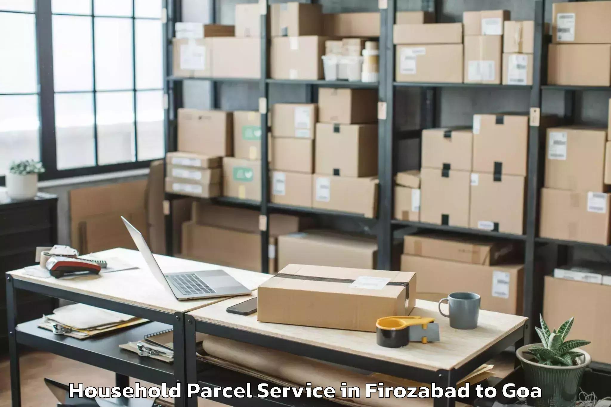 Professional Firozabad to Colvale Household Parcel